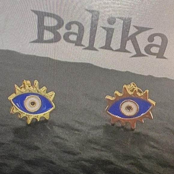 Evil Eye Earrings - Picture 2 of 8